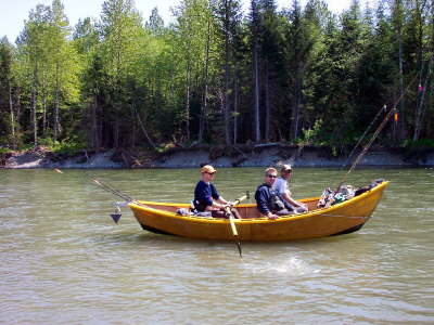 Manchmal sind Driftboote sehr hilfreich